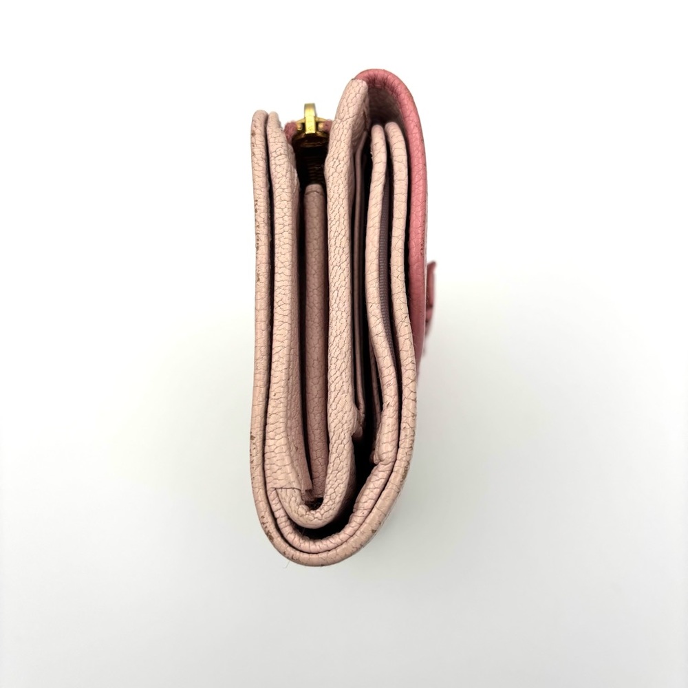 Miu Miu Two-Tone Pink Leather Wallet - Picture 4 of 8